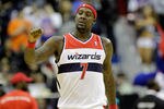 WASHINGTON, DC - JANUARY 06: Andray Blatche #7 of the Washington Wizards before the start of the Wizards game against the New York Knicks at Verizon Center on January 6, 2012 in Washington, DC.  NOTE TO USER: User expressly acknowledges and agrees that, by downloading and or using this photograph, User is consenting to the terms and conditions of the Getty Images License Agreement.  (Photo by Rob Carr/Getty Images)