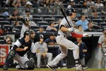 NEW YORK, NY - SEPTEMBER 25: Jacoby Ellsbury #2 of the Boston Red Sox watches his three-run home run in the top of the 14th inning against the New York Yankees on September 25, 2011 at Yankee Stadium in the Bronx borough of New York City. (Photo by Christopher Pasatieri/Getty Images)