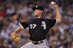 DENVER, CO - JUNE 29:  Relief pitcher Matt Thornton #37 of the Chicago White Sox delivers against the Colorado Rockies during Interleague play at Coors Field on June 29, 2011 in Denver, Colorado. The White Sox defeated the Rockies 3-2.  (Photo by Doug Pensinger/Getty Images)