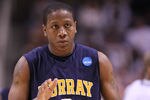 SAN JOSE, CA - MARCH 20:  Guard Isaiah Canaan #3 of the Murray State Racers reacts after a play against the Butler Bulldogs during the second round of the 2010 NCAA men's basketball tournament at HP Pavilion on March 20, 2010 in San Jose, California.  (Photo by Jed Jacobsohn/Getty Images)