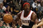 BOSTON, MA - MARCH 09: Gerald Wallace #3 of the Portland Trail Blazers heads to the net in the second half against the Boston Celtics on March 9, 2012 at TD Garden in Boston, Massachusetts. The Boston Celtics defeated the Portland Trail Blazers 104-86. NOTE TO USER: User expressly acknowledges and agrees that, by downloading and or using this photograph, User is consenting to the terms and conditions of the Getty Images License Agreement.  (Photo by Elsa/Getty Images)