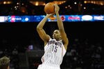 CHARLOTTE, NC - JANUARY 10:  Gerald Henderson #15 of the Charlotte Bobcats against the Houston Rockets during their game at Time Warner Cable Arena on January 10, 2012 in Charlotte, North Carolina.   NOTE TO USER: User expressly acknowledges and agrees that, by downloading and or using this photograph, User is consenting to the terms and conditions of the Getty Images License Agreement.  (Photo by Streeter Lecka/Getty Images)