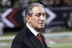 ATLANTA, GA - JANUARY 15:  Team owner Arthur Blank of the Atlanta Falcons looks on form the sideline late in the fourth quarter against the Green Bay Packers during their 2011 NFC divisional playoff game at Georgia Dome on January 15, 2011 in Atlanta, Georgia.  (Photo by Streeter Lecka/Getty Images)