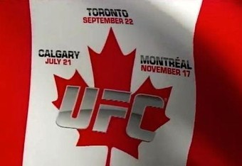UFC Announces 3 PPVs in Canada 