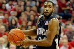 LAS VEGAS, NV - NOVEMBER 14:  Deonte Burton #24 of the Nevada Reno Wolf Pack drives against the UNLV Rebels during their game at the Thomas & Mack Center November 14, 2011 in Las Vegas, Nevada. UNLV won 71-67.  (Photo by Ethan Miller/Getty Images)