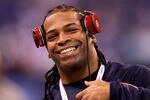 INDIANAPOLIS, IN - FEBRUARY 05:  BenJarvus Green-Ellis #42 of the New England Patriots looks on during warm ups prior to playing Super Bowl XLVI against the New York Giants at Lucas Oil Stadium on February 5, 2012 in Indianapolis, Indiana.  (Photo by Elsa/Getty Images)