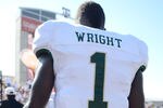 COLLEGE STATION, TX - OCTOBER 15: Kendall Wright #1 of the Baylor Bears looks on during a game against the Texas A&M Aggies at Kyle Field on October 15, 2011 in College Station, Texas. The Texas A&M Aggies defeated the Baylor Bears 55-28. (Photo by Sarah Glenn/Getty Images)