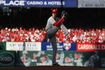 ST. LOUIS, MO - OCTOBER 4: Cole Hamels #35 of the Philadelphia Phillies pitches against the St. Louis Cardinals during game three of the National League Division Series at Busch Stadium on October 4, 2011 in St. Louis, Missouri.  (Photo by Dilip Vishwanat/Getty Images)