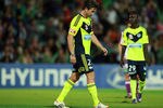 PERTH, AUSTRALIA - MARCH 24: Harry Kewell of the Victory walks from the field after being defeated during the round 25 A-League match between the Perth Glory and the Melbourne Victory at nib Stadium on March 24, 2012 in Perth, Australia.  (Photo by Paul Kane/Getty Images)