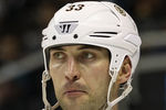 SAN JOSE, CA - MARCH 22:  Zdeno Chara #33 of the Boston Bruins in action against the San Jose Sharks at HP Pavilion at San Jose on March 22, 2012 in San Jose, California.  (Photo by Ezra Shaw/Getty Images)