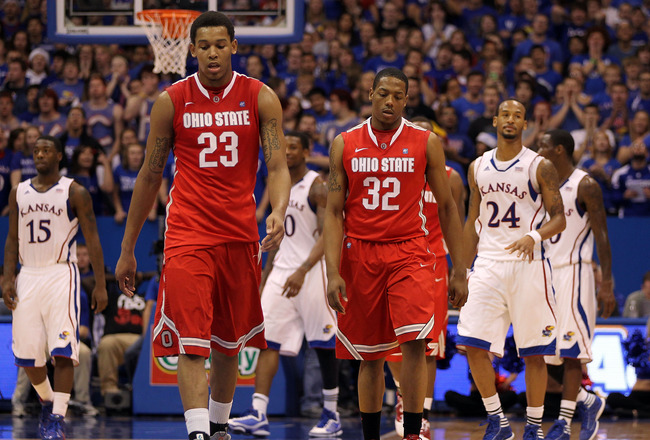 Final Four set: Kansas vs. Ohio State, Louisville vs. Kentucky