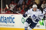 NEWARK, NJ - MARCH 23: Phil Kessel #81 of the Toronto Maple Leafs skates against the New Jersey Devils at the Prudential Center on March 23, 2012 in Newark, New Jersey. The Maple Leafs defeated the Devils 4-3 in the shootout.  (Photo by Bruce Bennett/Getty Images)