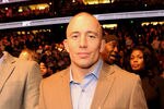 ANAHEIM, CA - NOVEMBER 12:  Mixed martial arts fighter Georges St-Pierre attends UFC on Fox:  Live Heavyweight Championship at the Honda Center on November 12, 2011 in Anaheim, California.  (Photo by Jason Merritt/Getty Images)