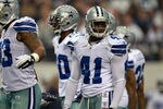 ARLINGTON, TX - NOVEMBER 13:   Terence Newman #41 of the Dallas Cowboys at Cowboys Stadium on November 13, 2011 in Arlington, Texas.  (Photo by Ronald Martinez/Getty Images)
