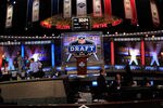 NEW YORK, NY - APRIL 28:  A general view of the Draft stage during the 2011 NFL Draft at Radio City Music Hall on April 28, 2011 in New York City.  (Photo by Chris Trotman/Getty Images)