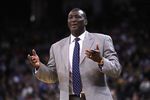OAKLAND, CA - JANUARY 07:  Head coach Tyrone Corbin of the Utah Jazz stands on the sidelines during their game against the Golden State Warriors at Oracle Arena on January 7, 2012 in Oakland, California.  NOTE TO USER: User expressly acknowledges and agrees that, by downloading and or using this photograph, User is consenting to the terms and conditions of the Getty Images License Agreement.  (Photo by Ezra Shaw/Getty Images)