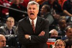 INDIANAPOLIS, IN - MARCH 08: Head coach Bruce Weber of the Illinois Fighting Illini yells at his team against the Iowa Hawkeyes during the first round of the Big Ten Basketball Tournament at Bankers Life Fieldhouse on March 8, 2012 in Indianapolis, Indiana. Iowa defeated Illinois 64-61.  (Photo by Jonathan Daniel/Getty Images)