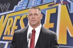 EAST RUTHERFORD, NJ - FEBRUARY 16: John Cena attends a press conference to announce that MetLife Stadium will host WWE Wrestlemania 29 in 2013 at MetLife Stadium on February 16, 2012 in East Rutherford, New Jersey. (Photo by Michael N. Todaro/Getty Images)