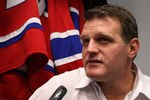 TORONTO, ON - NOVEMBER 09:  Vincent Damphousse is interviewed prior to the Legends Classic Game on November 9, 2008 at the Air Canada Centre in Toronto, Ontario, Canada. (Photo by Bruce Bennett/Getty Images)