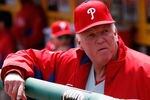 PITTSBURGH, PA - APRIL 05:  Manager Charlie Manuel #41 of the Philadelphia Phillies looks on during the Opening Day game against the Pittsburgh Pirates on April 5, 2012 at PNC Park in Pittsburgh, Pennsylvania.  (Photo by Jared Wickerham/Getty Images)