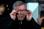 BLACKBURN, ENGLAND - APRIL 02:  Manchester United Manager Sir Alex Ferguson replaces his glasses prior to the Barclays Premier League match between Blackburn Rovers and Manchester United at Ewood Park on April 2, 2012 in Blackburn, England.  (Photo by Clive Brunskill/Getty Images)