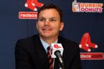 BOSTON, MA - OCTOBER 25:  Newly named Executive Vice President and General Manager of the Boston Red Sox Ben Cherington answers questions during a press conference at Fenway Park October 25, 2011 in Boston, Massachusetts. (Photo by Jim Rogash/Getty Images)