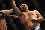 SYDNEY, AUSTRALIA - FEBRUARY 27:  Chris Tuchscherer of the United States is punched by Mark Hunt of Australia during their heavyweight bout as part of UFC 127 at Acer Arena on February 27, 2011 in Sydney, Australia.  (Photo by Mark Kolbe/Getty Images)