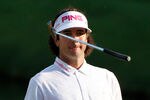 AUGUSTA, GA - APRIL 07:  Bubba Watson of the United States reacts after a putt on the 16th hole during the third round of the 2012 Masters Tournament at Augusta National Golf Club on April 7, 2012 in Augusta, Georgia.  (Photo by Streeter Lecka/Getty Images)
