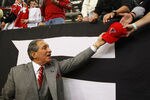 ATLANTA, GA - JANUARY 02:  Owner and CEO Arthur Blank of the Atlanta Falcons celebrates with fans after their 31-10 win over the Carolina Panthers at Georgia Dome on January 2, 2011 in Atlanta, Georgia.  (Photo by Kevin C. Cox/Getty Images)