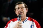 MONTREAL- DECEMBER 4:  Former Montreal Canadien Serge Savard speaks to fans during the Centennial Celebration ceremonies prior to the NHL game between the Montreal Canadiens and Boston Bruins on December 4, 2009 at the Bell Centre in Montreal, Quebec, Canada.  The Canadiens defeated the Bruins 5-1.  (Photo by Richard Wolowicz/Getty Images)