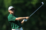 AUGUSTA, GA - APRIL 08:  Louis Oosthuizen of South Africa hits a shot on the fifth hole during the final round of the 2012 Masters Tournament at Augusta National Golf Club on April 8, 2012 in Augusta, Georgia.  (Photo by David Cannon/Getty Images)