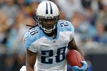 CHARLOTTE, NC - NOVEMBER 13:  Chris Johnson #28 of the Tennessee Titans runs with the ball against the Carolina Panthers during their game at Bank of America Stadium on November 13, 2011 in Charlotte, North Carolina.  (Photo by Streeter Lecka/Getty Images)