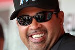 CINCINNATI, OH - APRIL 05:  Ozzie Guillen the manager of the Miami Marlins talks to the media before the game against the Cincinnati Reds at Great American Ball Park on April 5, 2012 in Cincinnati, Ohio.  (Photo by Andy Lyons/Getty Images)