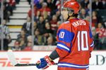 CALGARY, CANADA - JANUARY 5:  Nail Yakupov #10 of Team Russia waits for a face-off during the 2012 World Junior Hockey Championship Gold Medal game against Team Sweden at the Scotiabank Saddledome on January 5, 2012 in Calgary, Alberta, Canada.  Team Sweden defeated Team Russia 1-0 in overtime.  (Photo by Richard Wolowicz/Getty Images)