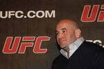 NEW YORK, NY - JANUARY 13:  Dana White, UFC President looks on during a press conference to announce commitment to bring UFC to Madison Square Garden and New York State at Madison Square Garden on January 13, 2011 in New York City.  (Photo by Michael Cohen/Getty Images)
