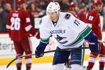 GLENDALE, AZ - FEBRUARY 28:  Ryan Kesler #17 of the Vancouver Canucks warms up before the NHL game against the Phoenix Coyotes at Jobing.com Arena on February 28, 2012 in Glendale, Arizona.  The Coyotes defeated the Canucks 2-1 in an overtime shootout.  (Photo by Christian Petersen/Getty Images)