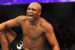 PHILADELPHIA - AUGUST 08:  Anderson Silva celebrates after defeating Forrest Griffin during their light heavyweight bout at UFC 101: Declaration at the Wachovia Center on August 8, 2009 in Philadelphia, Pennsylvania.  (Photo by Jon Kopaloff/Getty Images)