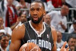 ATLANTA, GA - APRIL 28:  Gilbert Arenas #1 of the Orlando Magic against the Atlanta Hawks during Game Six of the Eastern Conference Quarterfinals in the 2011 NBA Playoffs at Philips Arena on April 28, 2011 in Atlanta, Georgia.  NOTE TO USER: User expressly acknowledges and agrees that, by downloading and or using this photograph, User is consenting to the terms and conditions of the Getty Images License Agreement.  (Photo by Kevin C. Cox/Getty Images)