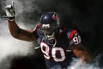 Houston Texans number one draft pick defensive end  Mario Williams is introduced to the crowd at Reliant Stadium before Sunday's  game  between the Buffalo Bills and the Houston Texans, Nov. 19, 2006 in Houston, Texas. (Photo by Bob Levey/NFLPhotoLibrary)