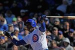 CHICAGO, IL - APRIL 11: Alfonso Soriano #12 of the Chicago Cubs bats against the Milwaukee Brewers at Wrigley Field on April 11, 2012 in Chicago, Illinois. The Brewers defeated the Cubs 2-1. (Photo by Jonathan Daniel/Getty Images)