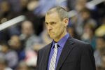 WASHINGTON, DC - FEBRUARY 26:  Rick Carlisle head coach of the Dallas Mavericks looks on against the Washington Wizards at the Verizon Center on February 26, 2011 in Washington, DC. NOTE TO USER: User expressly acknowledges and agrees that, by downloading and or using this Photograph, user is consenting to the terms and conditions of the Getty Images License Agreement.. (Photo by Rob Carr/Getty Images)
