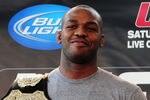 ATLANTA, GA - FEBRUARY 16: Fighter Jon Jones poses after a press conference promoting UFC 145: Jones v Evans at Philips Arena on February 16, 2012 in Atlanta, Georgia. (Photo by Scott Cunningham/Getty Images)