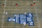 NEW YORK, NY - DECEMBER 30:  Ross Krautman #37 of the Syracuse Orange kicks off against the Kansas State Wildcats during the New Era Pinstripe Bowl at Yankee Stadium on December 30, 2010 in New York, New York.  (Photo by Chris McGrath/Getty Images)