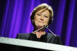 NEW YORK - OCTOBER 13:  Basketball coach Pat Summitt speaks onstage during the 30th Annual Salute To Women In Sports Awards at The Waldorf=Astoria on October 13, 2009 in New York City.  (Photo by Stephen Lovekin/Getty Images for the Women�s Sports Foundation)