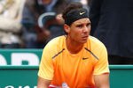 MONTE-CARLO, MONACO - APRIL 18:  Rafael Nadal of Spain looks on in his match against Jarkko Nieminen of Finland during day four of the ATP Monte Carlo Masters on April 18, 2012 in Monte-Carlo, Monaco.  (Photo by Julian Finney/Getty Images)