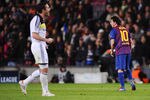 BARCELONA, SPAIN - APRIL 24:  Lionel Messi of FC Barcelona looks on dejected as Frank Lampard of Chelsea FC celebrates after Fernando Torres of Chelsea CF  scored his team's second goal the UEFA Champions League Semi Final, second leg match between FC Barcelona and Chelsea FC at Camp Nou on April 24, 2012 in Barcelona, Spain.  (Photo by David Ramos/Getty Images)