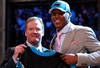 NEW YORK, NY - APRIL 28:  NFL COmmissioner Roger Goodell poses for a photo with Carolina Panthers #1 overall pick Cam Newton from the UNiversity of Auburn during the 2011 NFL Draft at Radio City Music Hall on April 28, 2011 in New York City.  (Photo by Chris Trotman/Getty Images)