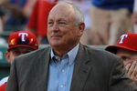 ARLINGTON, TX - APRIL 07:  CEO and President, Nolan Ryan of the Texas Rangers at Rangers Ballpark in Arlington on April 7, 2012 in Arlington, Texas.  (Photo by Ronald Martinez/Getty Images)