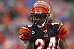 CINCINNATI, OH - NOVEMBER 27: Adam Jones #24 of the Cincinnati Bengals looks to a teammate during the game agains the Cleveland Browns at Paul Brown Stadium on November 27, 2011 in Cincinnati, Ohio.  (Photo by Tyler Barrick/Getty Images)