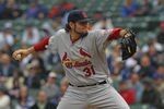 CHICAGO, IL - APRIL 25:  Starting pitcher Lance Lynn #31 of the St. Louis Cardinals delivers the ball against the Chicago Cubs at Wrigley Field on April 25, 2012 in Chicago, Illinois. The Cardinals defeated the Cubs 5-1.  (Photo by Jonathan Daniel/Getty Images)